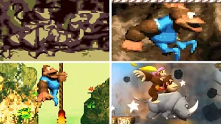 Evolution of - Mountain Level in Donkey Kong Country 2D Jump'n'Run's