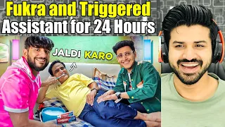 Pakistani React on Fukra Insaan and I Became Our Papa's Assistant for 24 Hours | Reaction Vlogger