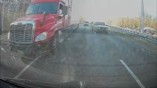 Road rage in traffic. Middle Georgia