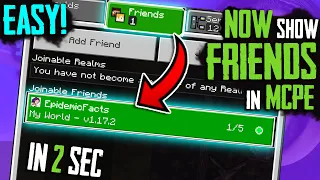 HOW TO FIX FRIENDS NOT SHOWING UP IN MINECRAFT PE | How to add Friends in MCPE in Hindi | OeYOUTUBER