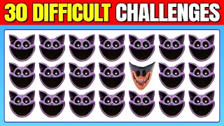 30 Challenges With Poppy Playtime Chapter 3 | Only 1% Player Can Pass | Smiling Critters, Catnap