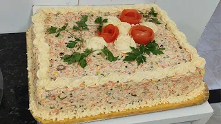 TORTA FRIA LANCHE PARA 50 PESSOAS