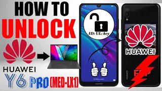 #ID_UL_key How to UNLOCK Huawei Y6 Pro (MED-LX1)  FRP bypass / Google Account Android 9 Pie/EMUI 9.0