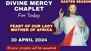 Chaplet of divine mercy for Today Tuesday 30 April 2024 ||Daily Divine Mercy Chaplet