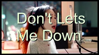 Cover Don't lets me down by J fla