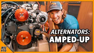 SAILBOAT TECH: How to transform your ENGINE into a GENERATOR! // Ryan's Tech Corner #10