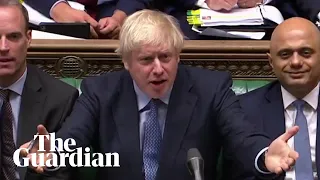 Boris Johnson appears to call Jeremy Corbyn a 'great big girl's blouse'