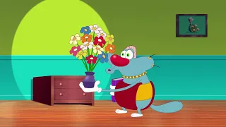 हिंदी Oggy and the Cockroaches 💐 LOVELY FLOWERS 💐 Hindi Cartoons for Kids