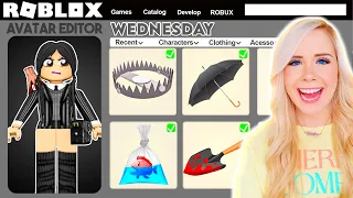 WE MADE WEDNESDAY A ROBLOX ACCOUNT!