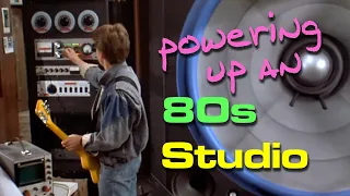 When an 80s kid powers up his recording studio (listen on a great system!)