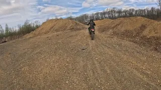 Running the single track at Locust Gap, Famous Reading Outdoors