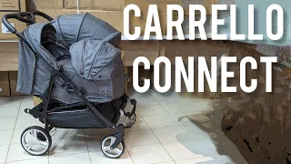 Коляска для двойни Carrello Connect с люльками и без, поступление в DKS