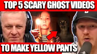 Top 5 SCARY Ghost Videos To Make YELLOW PANTS #nukestop5  | OFFICE BLOKES REACT!!