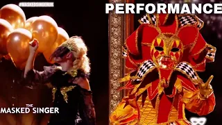 Harlequin Sings "Everything I Wanted" by Billie Eilish | The Masked Singer UK | Season 2