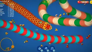 🐍WORMATE ZONE.IO | New Rắn Săn Mồi #04 BIGGEST SNAKE | Epic Worms Zone Best Gameplay|Gaming_Rahim