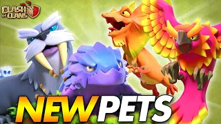 4 NEW HERO PETS! - Town Hall 15 Update Sneak Peek 3 | Clash of Clans