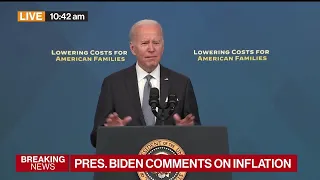 Biden Takes Credit for Inflation 'Coming Down'