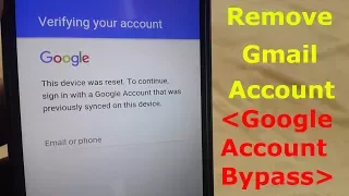 Easy Way To Bypass Google Account Verification android 😍NEW😀