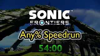 [Former WR] Sonic Frontiers Any% in 54:00