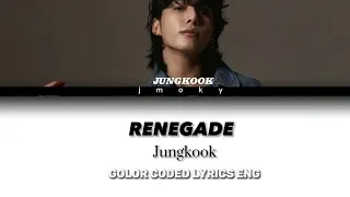 JUNGKOOK- RENEGADE | AARYAN SHAH | COLOR CODED LYRICS | AI COVERS