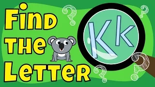 Alphabet Games | Find the Letter K