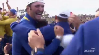 Team Europe’s Memorable Winning Moment and Celebration | 2018 Ryder Cup