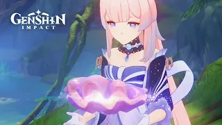 Idyia's Wish On Kokomi's Shell Cutscene | Secret Summer Paradise Ending Cinematics | Genshin Impact