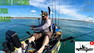 LURE FISHING FOR BASS OUT ON THE REEF - KAYAK FISHING UK - SEA FISHING - BASS FISHING UK
