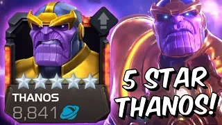 5 Star Thanos Rank Up, Abilities & Endgame Gameplay - Marvel Contest Of Champions