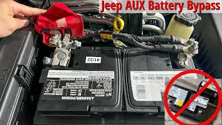 Jeep Gladiator (and JL) Auxiliary Battery Bypass (Single Battery Conversion) No More Dead Batteries