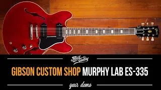 Murphy Lab & Made 2 Measure HEAVEN at Max Guitar!! - Gibson Custom Shop ES-335 Demo