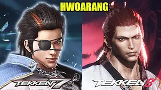 Tekken 7 vs Tekken 8 - Fighters Comparison