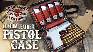 Making a Custom Leather Pistol Case & Range Bag