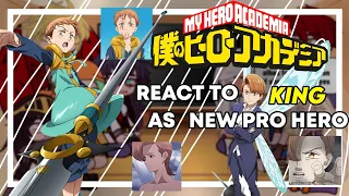 Pro Heroes react to King as New Pro Hero | Gacha Club | Mha x Nnt // 1/1 🇧🇷🇺🇲