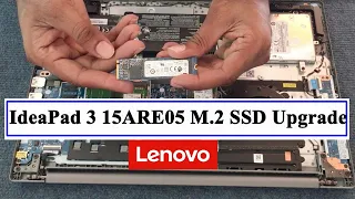 Lenovo IdeaPad 3 15ARE05 M.2 SSD Upgrade | Disassembly