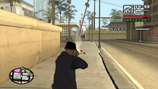 First-Person mod - GTA San Andreas  - Grove 4 Life - Grove Street Mission 2 - from the Start Save