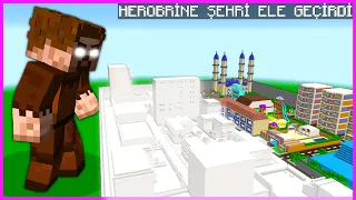 THE POOR HEROBRINE HAS ATTACKED THE CITY! 😱 - Minecraft