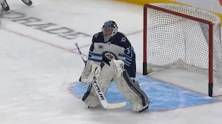 CONNOR HELLEBUYCK warm-up