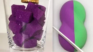 Very Satisfying Video Compilation 60 Kinetic Sand Cutting ASMR