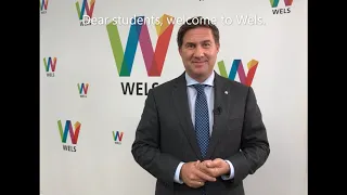 Wels Bürgermeister Andreas Rabl begrüßt die Studierenden im Wintersemester 2020/21