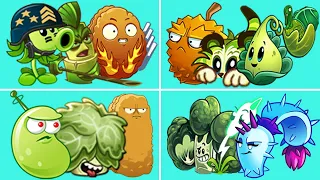 Team Mega Gatling Pea+Bamboo Spartan VS 03 Team Plant - Which Team Will Win? - PvZ 2 Team Plants