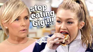 gigi hadid's mom NOT letting her EAT & being toxic af