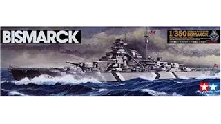 1/350 Tamiya German battleship Bismark - Inbox Review