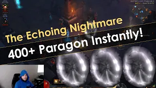 The Echoing Nightmare is the Ultimate Powerlevel! Diablo 3 Season 26 PTR 2.7.3