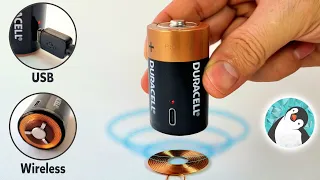 How to Make Rechargeable D Size 1.5V Battery - DIY Rechargeable 1.5v Battery