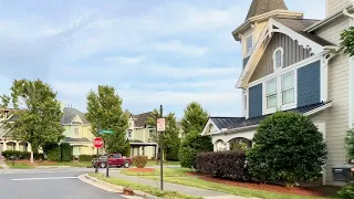 Relaxing Drive Through North Carolina Suburbs | Driving Sounds for Sleep and Study