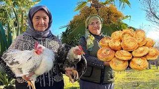 TRADITIONAL DESSERT OF AZERBAIJAN, SHOR GOGAL! AN ORDINARY DAY IN VILLAGE LIFE | GRANDMOTHER RECİPE