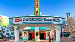 [2023] Mickey and Minnie's Runaway Railway - OPENING DAY | Disneyland park, California | 4K 60FPS