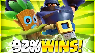 92% WIN RATE!! New #1 Best Mega Knight Bait Deck in Clash Royale! 🔥