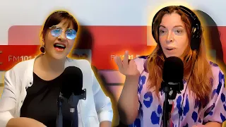 Lizy Tagliani y La Negra "Elizabeth" Vernaci en Pop Radio.